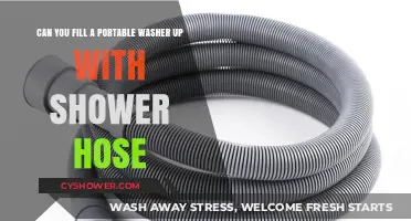Using a Shower Hose to Fill Your Portable Washer: Is It Possible?