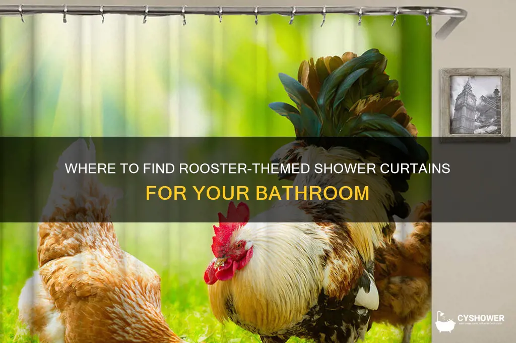 can you find a shower curtain with roosters on it