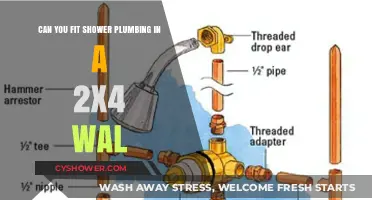 Fitting Shower Plumbing in a 2x4 Wall: Is It Possible?