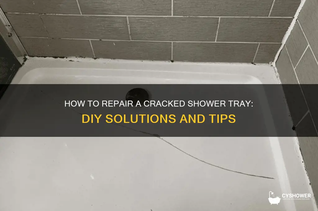 can you fix a crack in a shower tray