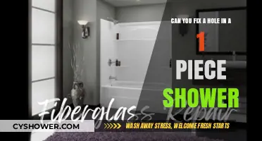 Repairing a One-Piece Shower: Fixing Holes and Restoring Functionality