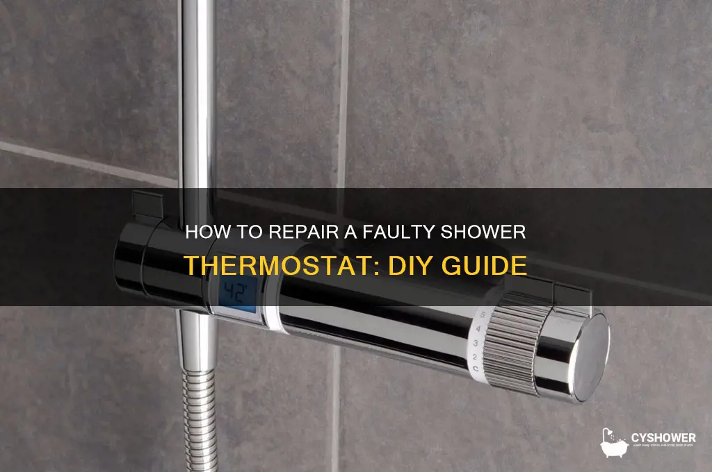 can you fix a shower thermostat