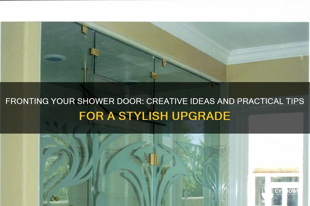 can you front your shower door