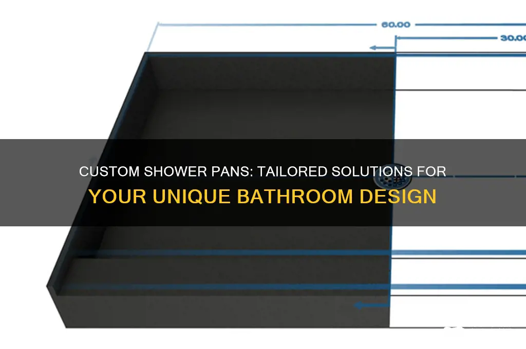 can you get a custom shower pan made