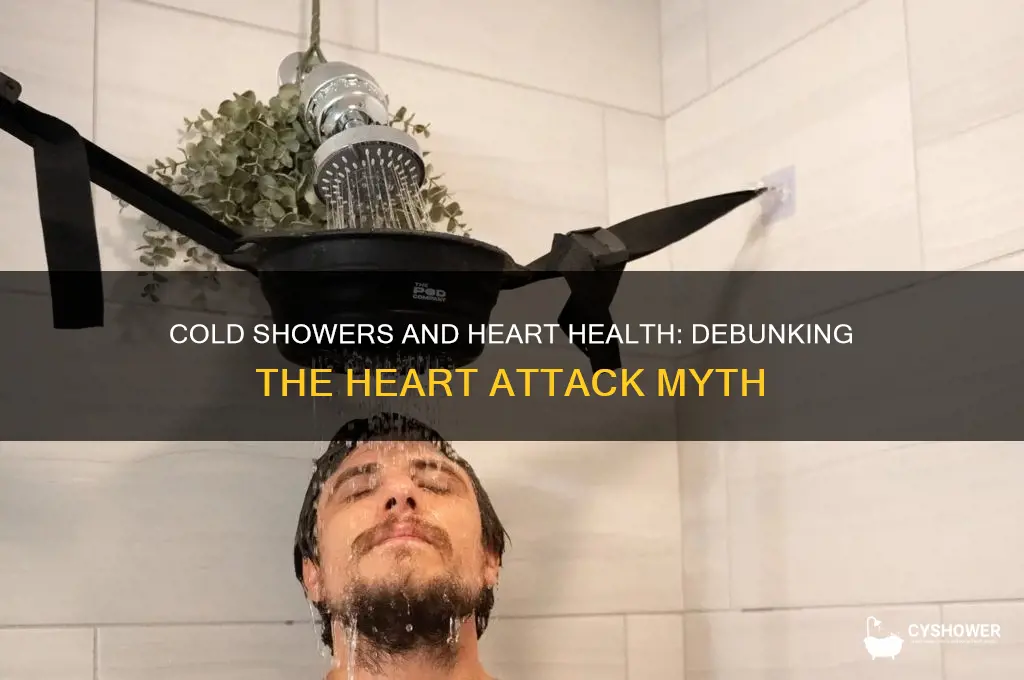 can you get a heart attack from cold shower