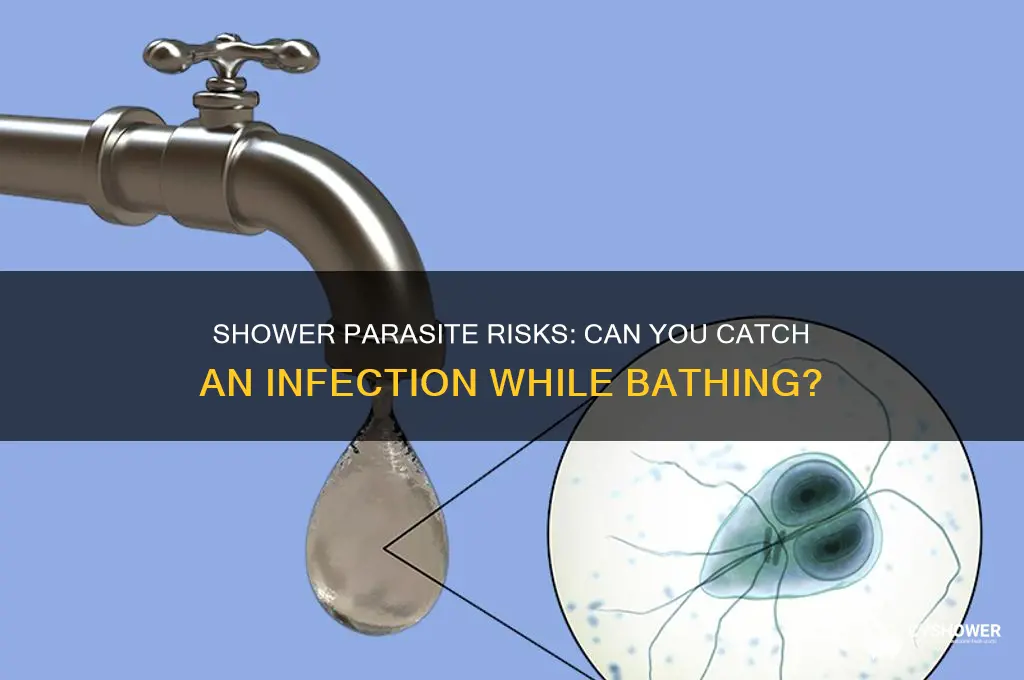 can you get a parasite from shower