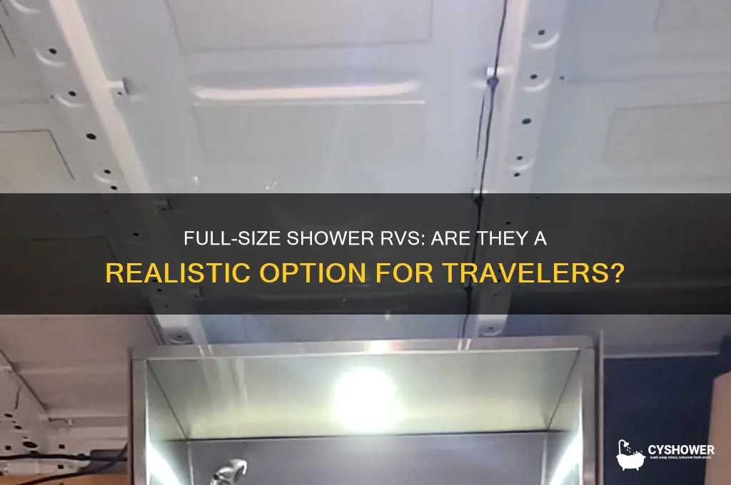 can you get a rv with a full size shower
