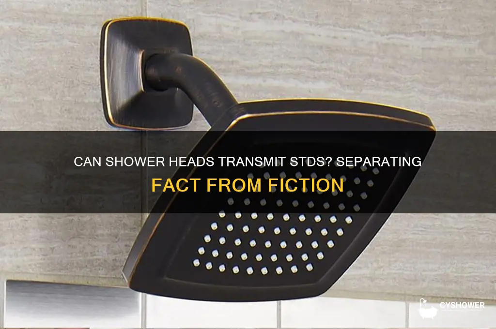 can you get an std from a shower head