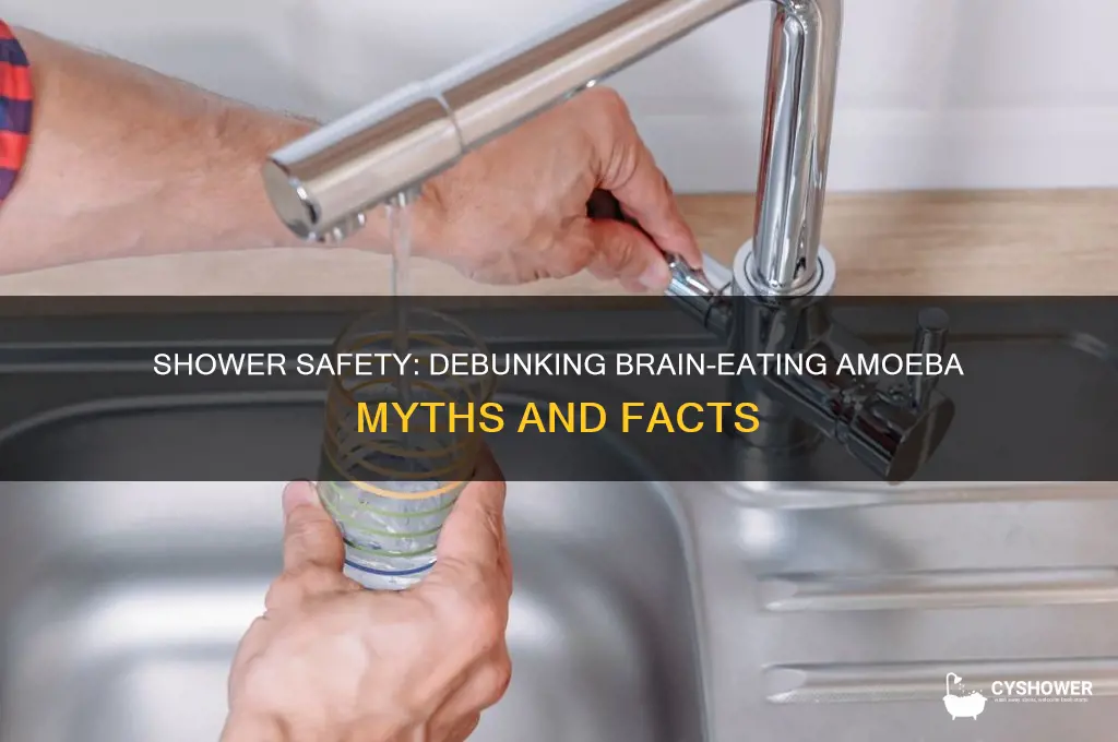can you get brain eating amoeba from shower