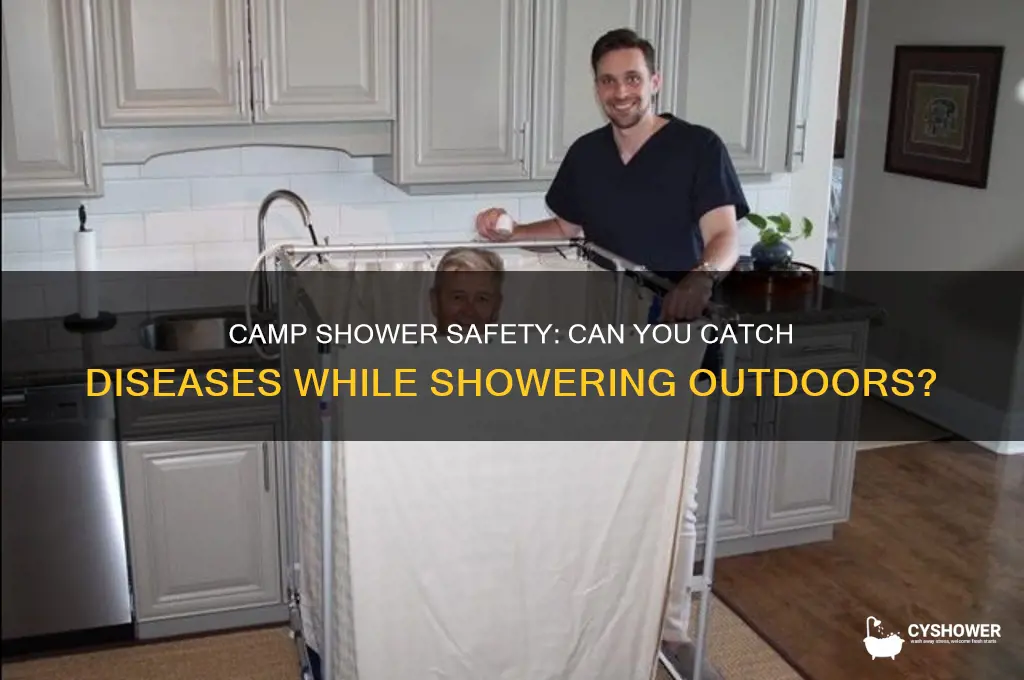 can you get disease in a camp shower