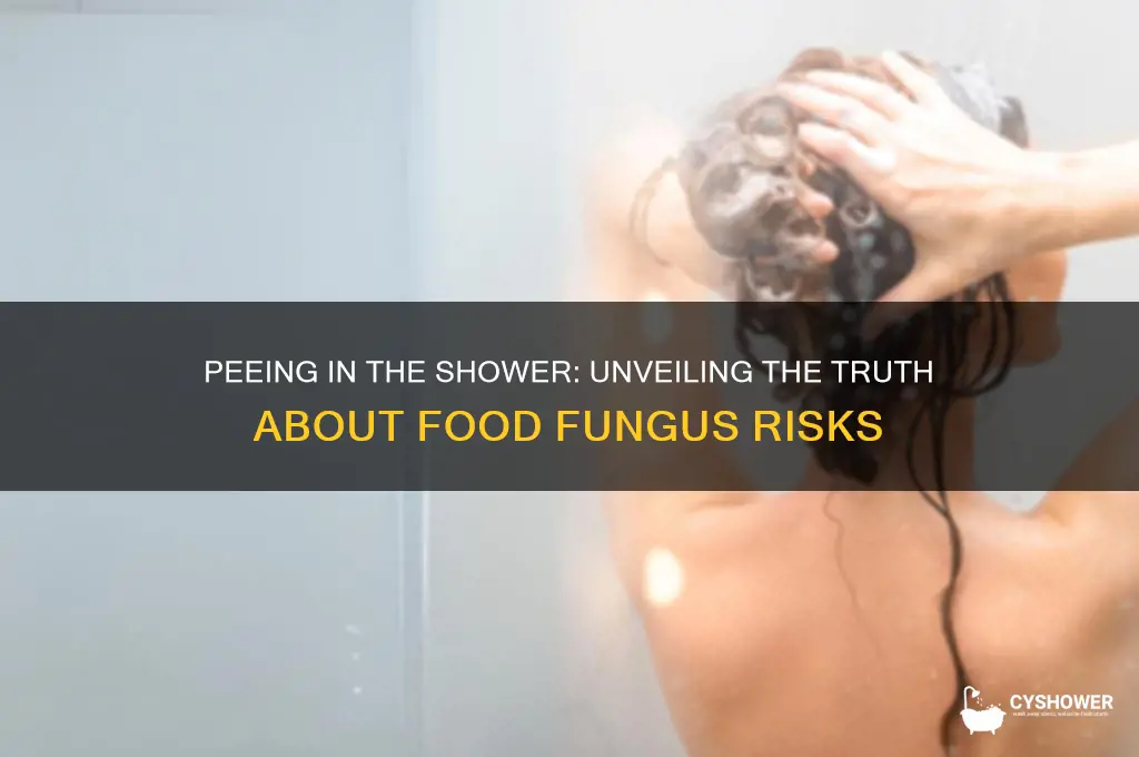 can you get food fungus for pissing in the shower