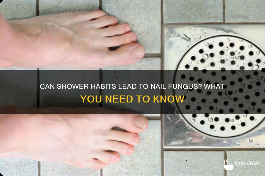 can you get nail fungus from shower