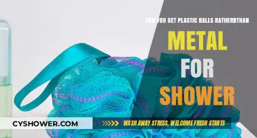 Plastic Shower Balls: A Lightweight Alternative to Metal Fixtures