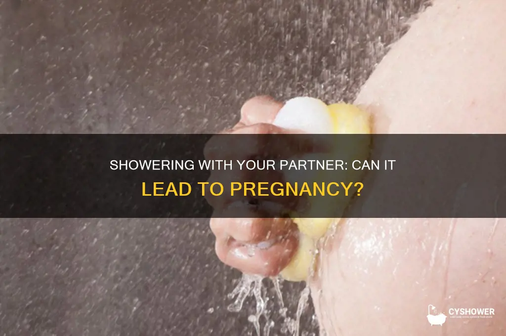 can you get pregnant if you shower with your boyfriend