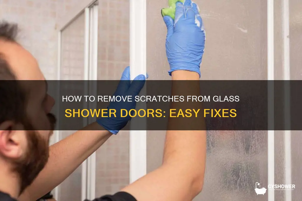 can you get scratches out of glass shower doors