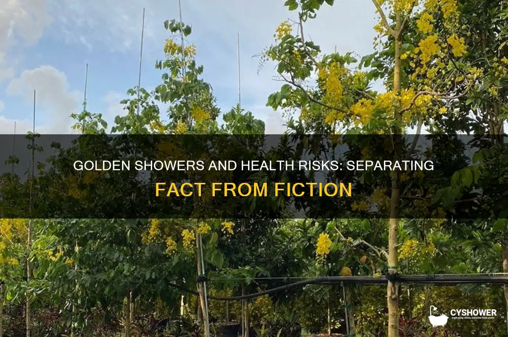 can you get sick from a golden shower