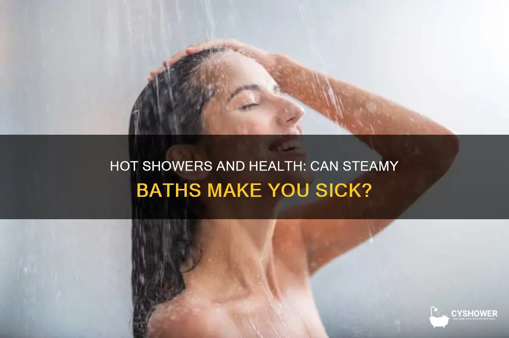 can you get sick from taking a hot shower