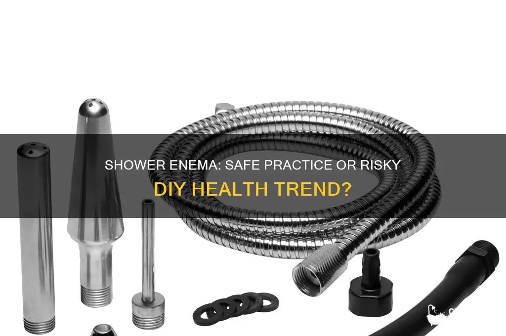 can you give enema with shower
