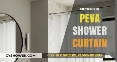 Can You Glue on PEVA Shower Curtain? A Quick Guide