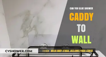 How to Securely Glue a Shower Caddy to Your Bathroom Wall