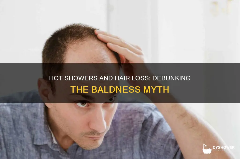 can you go bald by taking hot shower