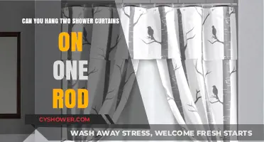 Double Up: Hanging Two Shower Curtains on a Single Rod