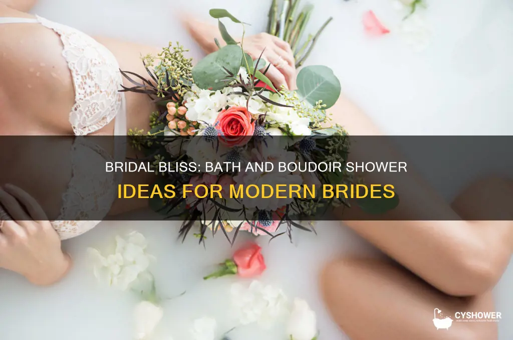 can you have a bath and boudoir bridal shower