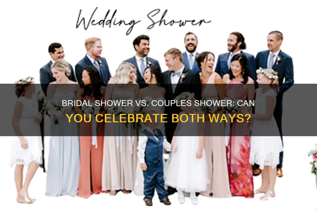 can you have a bridal shower and a couples shower