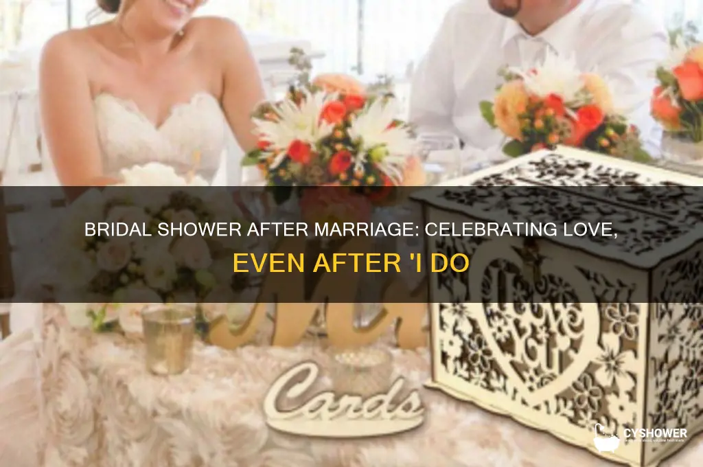 can you have a bridal shower if you