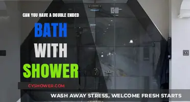 Double-Ended Bath with Shower: Combining Luxury and Functionality Effortlessly