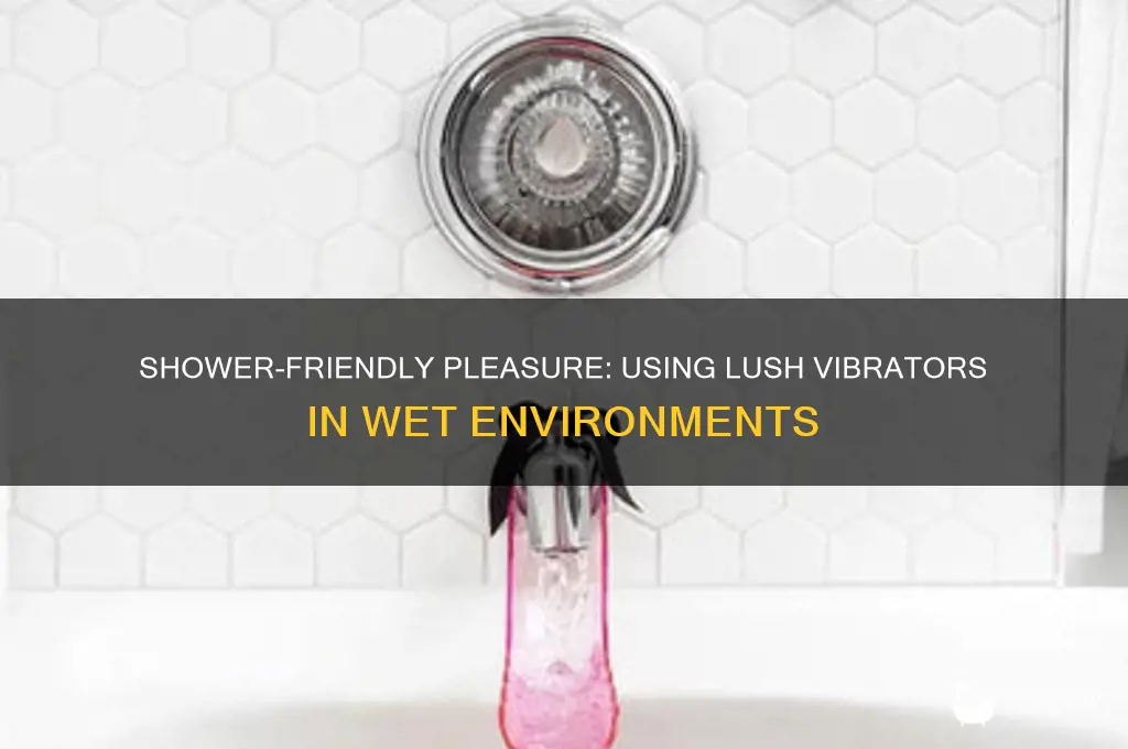 can you have a lush vibrator in the shower