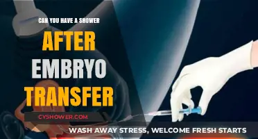 Showering After Embryo Transfer: Safe Practices for a Successful Pregnancy