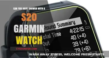 Showering with Your Garmin S20: Waterproof or Risky?