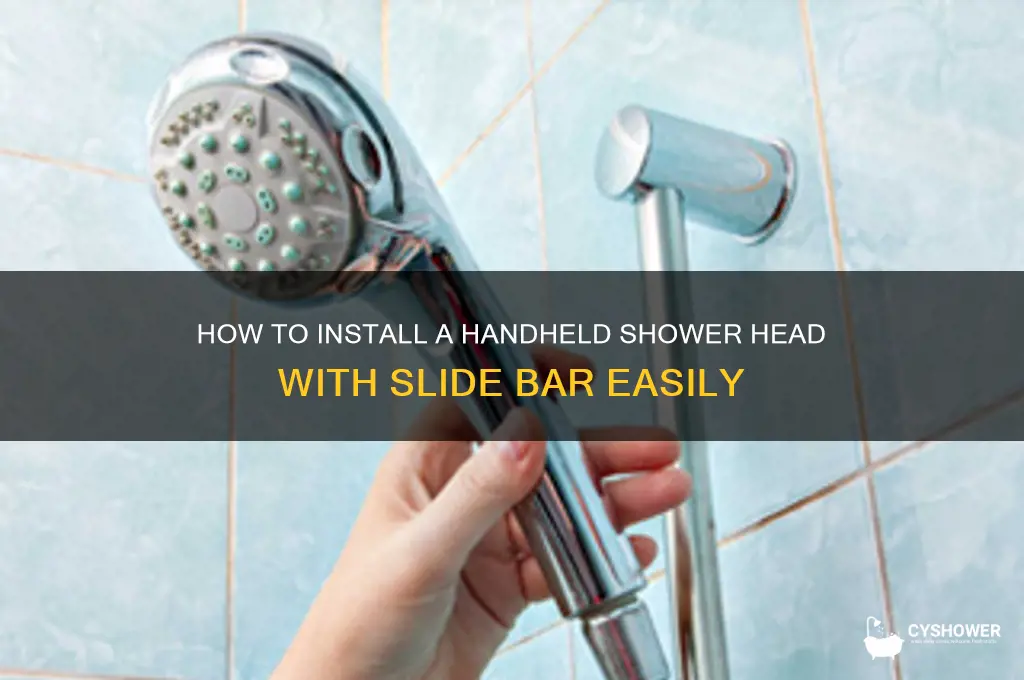can you install a handheld shower head with slide bar