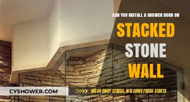 Installing Shower Doors on Stacked Stone Walls: Challenges and Solutions