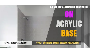 Installing Frameless Shower Doors on Acrylic Bases: What You Need to Know