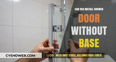 Installing Shower Doors Without a Base: Is It Possible?