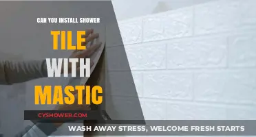 Installing Shower Tile with Mastic: A Complete DIY Guide