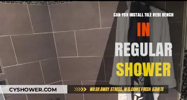 Installing Tile Redi Bench in Regular Showers: Is It Possible?
