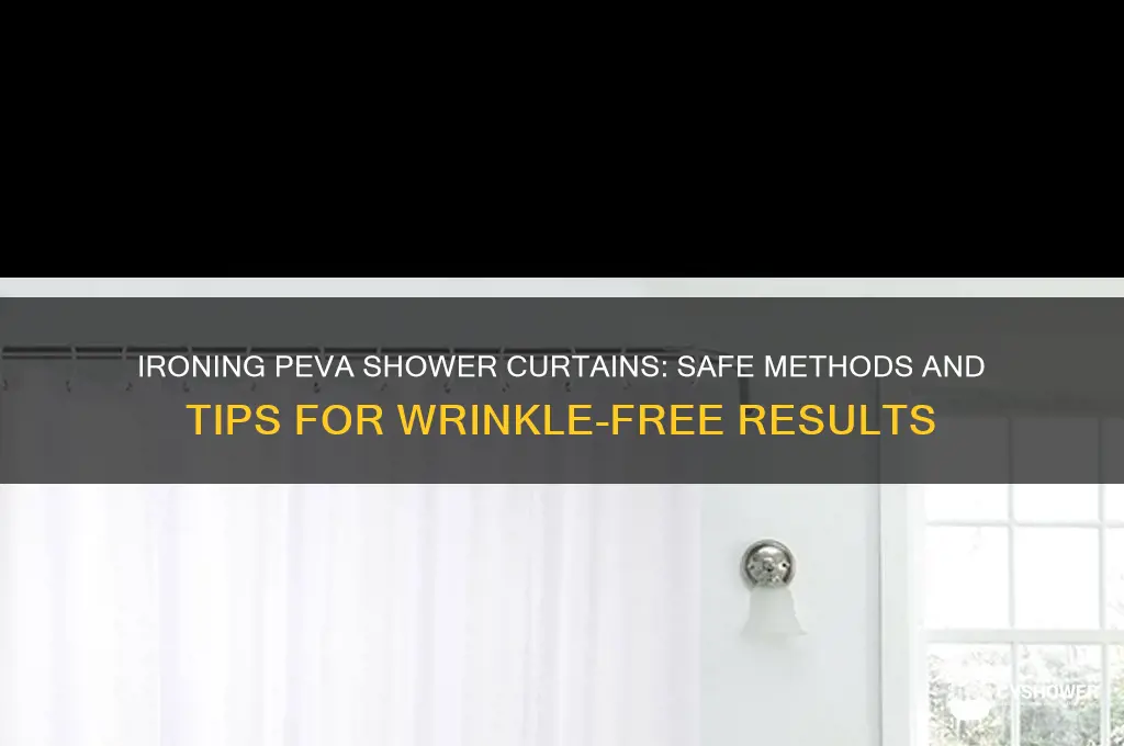 can you iron a peva shower curtain
