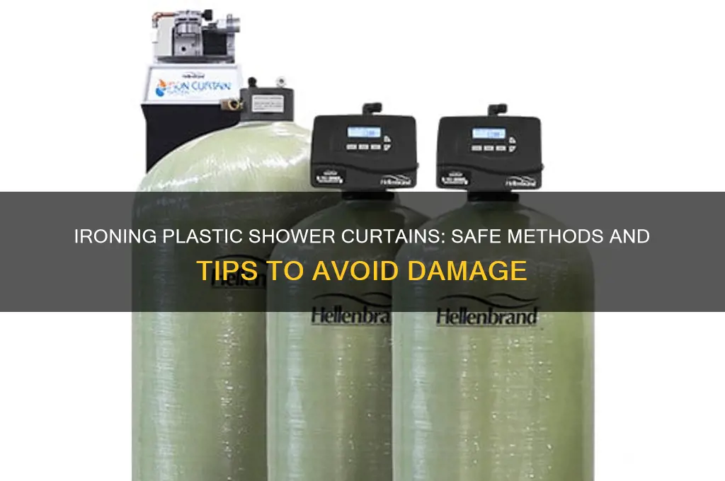 can you iron a plastic shower curtain
