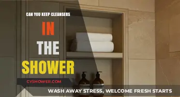 Shower Storage Tips: Can Cleansers Stay in the Shower?