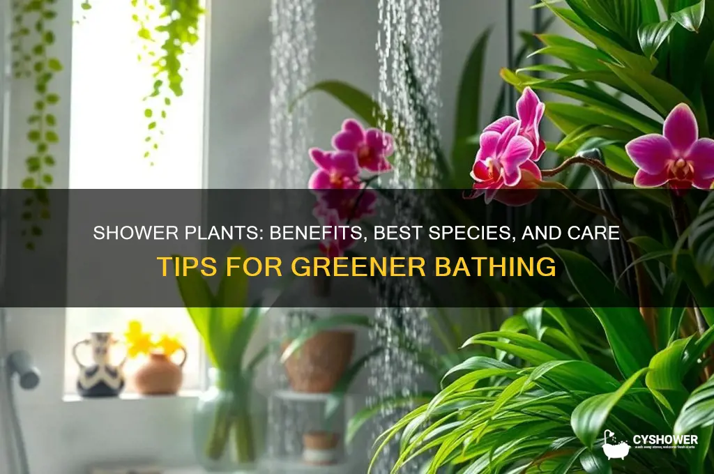 can you keep plants in your shower