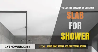 Laying Tile on Concrete Slab for Showers: What You Need to Know