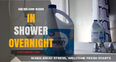 Is It Safe to Leave Bleach in the Shower Overnight?