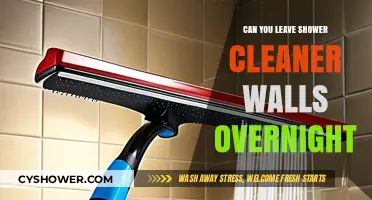 Should You Leave Shower Cleaner on Walls Overnight? Tips and Risks
