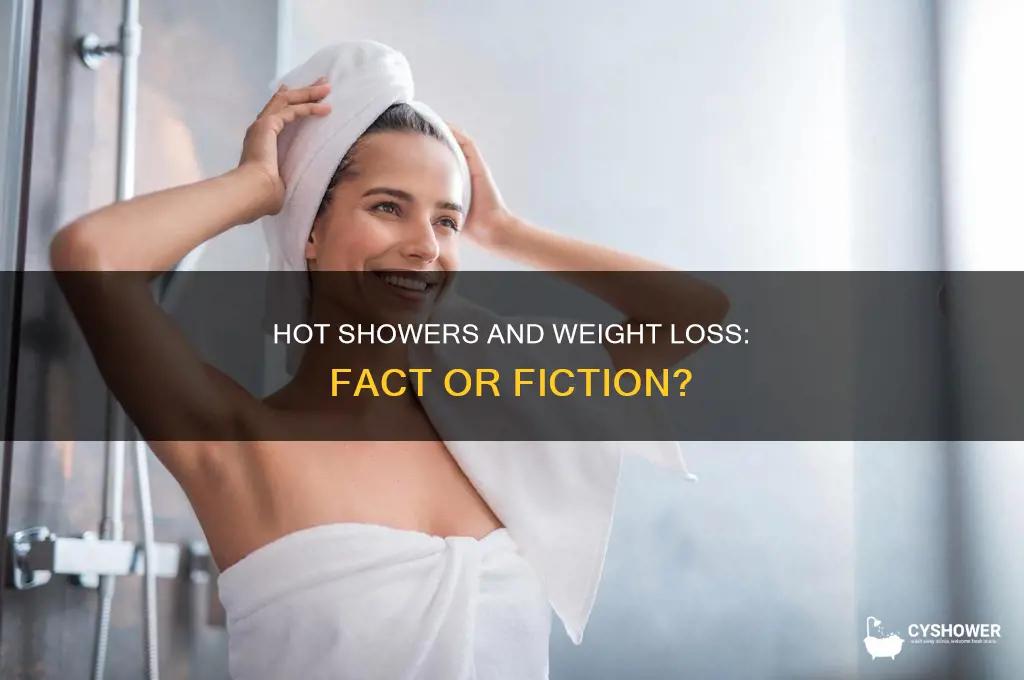 can you lose weight by taking a hot shower