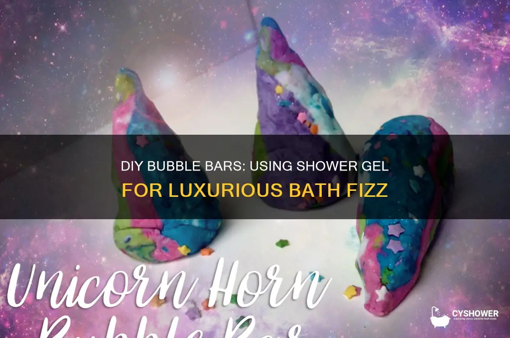 can you make a bubble bar with shower gel