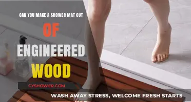 Crafting a Shower Mat: Engineered Wood's Potential and Practicality