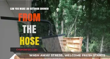DIY Outdoor Shower: Transform Your Hose into a Refreshing Oasis